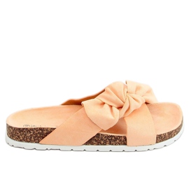 Aprikos kork tøfler 7853 Orange