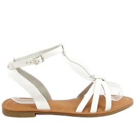 Hvide damesandaler Z5713 Hvid