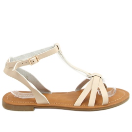 Beige sandaler til kvinder Z5713 Beige