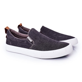 Herresneakers Slip-On Big Star DD174162 Grå