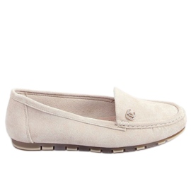 Loafers til kvinder lys beige GS14P Beige