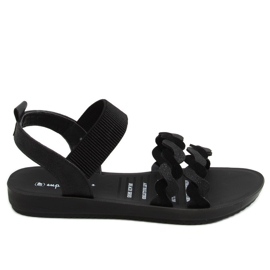 Sorte kvinders sandaler 446 Sort