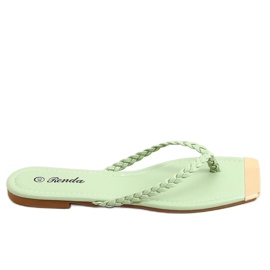 Mint-flip-flops 35-220 Grøn