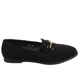 Sorte kvinders loafers GQ01 Sort