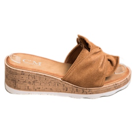 Cm Paris Sandaler i ruskind brun