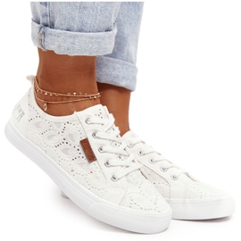 Dame sneakers Big Star W274925 Hvid