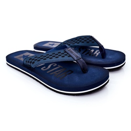 Mænds flip-flops Big Star HH174812 Marineblå