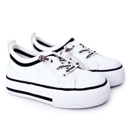 Apawwa Børns hvide Kids Club sneakers