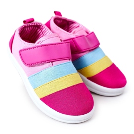 Apawwa Børnesneakers med velcro Fuchsia Marta lyserød flerfarvet