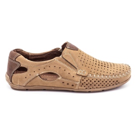 Olivier Mænds loafers 901 til sommer beige beige