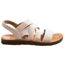 Super Mode Sandaler med stropper beige