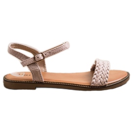 Laura Mode Casual Beige sandaler