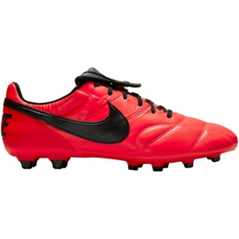 Nike The Premier Ii Fg M 917803 607 fodboldstøvler rød appelsiner og røde