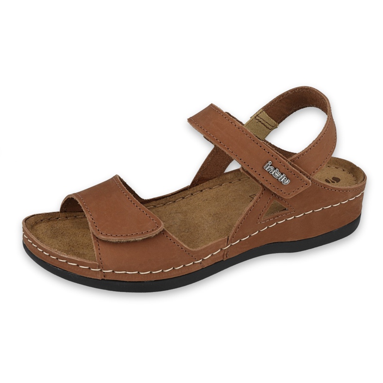 Inblu sandaler damesko 158D162 brun