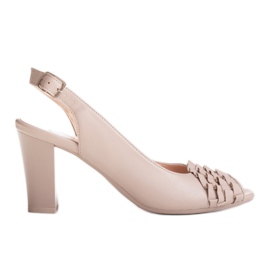 Marco Shoes Beige sandaler 1061P
