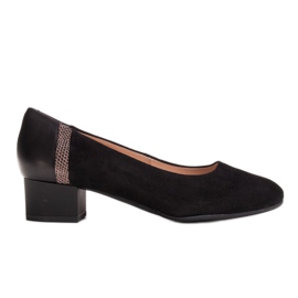 Marco Shoes Komfortable lavhælede pumps sort