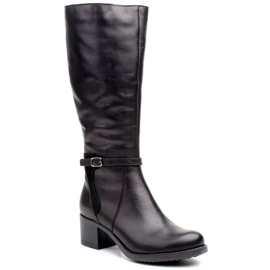 Marco Shoes Behagelige damestøvler 0928K til frostige dage sort