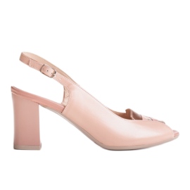 Marco Shoes 1177P pink sandaler med guld lyserød