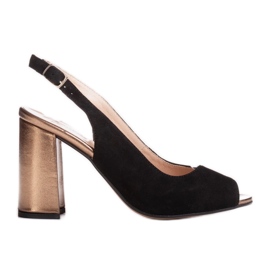 Marco Shoes Sorte sandaler 1096P Marco