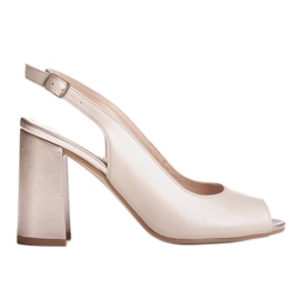 Marco Shoes Beige sandaler 1096P