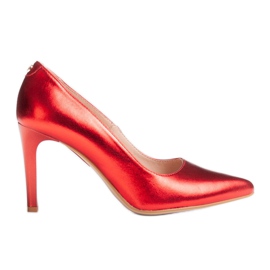 Marco Shoes Røde 0500P nitter i en skinnende farve