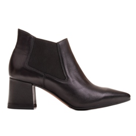 Marco Shoes Tynde og lave støvler 1325B med gummi sort