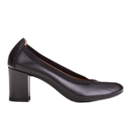 Marco Shoes Pumps med en behagelig indersål og gummi i overdelen sort