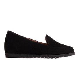Marco Shoes Komfortable 1595P lave sko på kilen sort