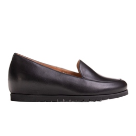 Marco Shoes Komfortable 1595P lave sko på kilen sort