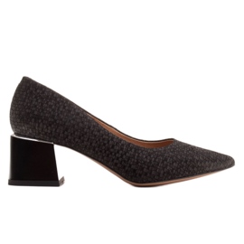 Marco Shoes Elegante pumps i skind sort