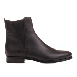 Marco Shoes Flade 1284B Marco støvler med gummi sort