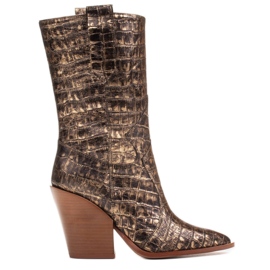 Marco Shoes Marco støvler 1408K gamle guld cowboy støvler gylden