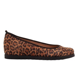 Marco Shoes Lette sko med en meget blød underside og en skjult kile brun