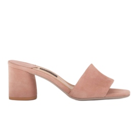 Marco Shoes Marco damesko i naturlig ruskind lyserød