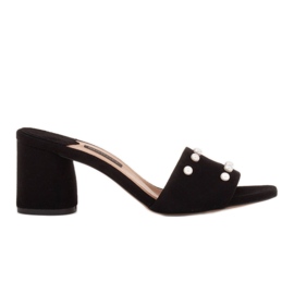 Marco Shoes Marco damesko i naturlig ruskind sort