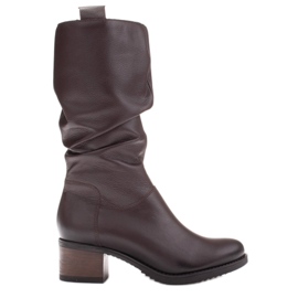 Marco Shoes Læderstøvler 0812b-388-5 brun