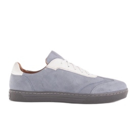Marco Shoes Sports sneakers lavet af naturlig ruskind i høj kvalitet grå