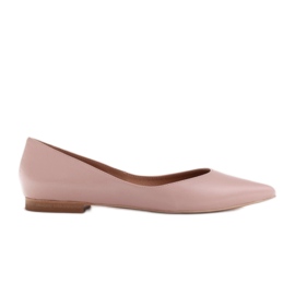 Marco Shoes Kvinders ballerinaer med lave sider lyserød