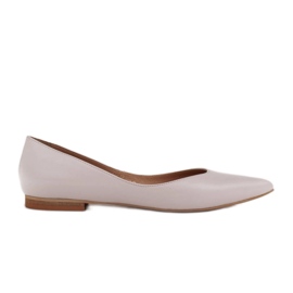Marco Shoes Kvinders ballerinaer med lave sider hvid flerfarvet