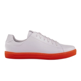 Marco Shoes Sports sneakers lavet af hvidt kernelæder