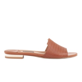 Marco Shoes Elegante brun læder damesko
