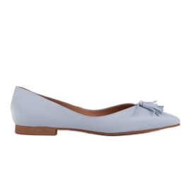 Marco Shoes Kvinders ballerinaer med lave sider blå