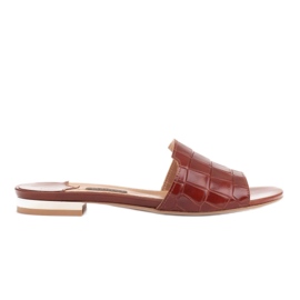 Marco Shoes Elegante brun læder damesko