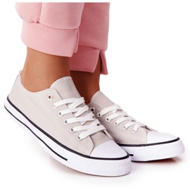 Kvinders klassiske sneakers grå Omerta