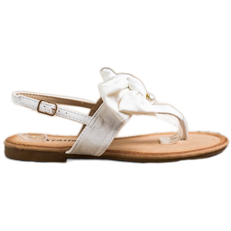 Seastar Stilfulde sandaler med sløjfe hvid