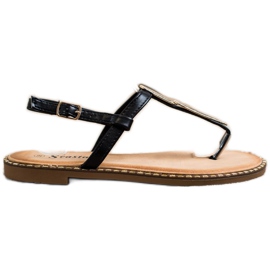 Seastar Flip-flops sandaler med ornament sort
