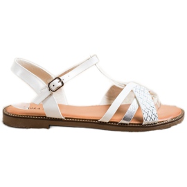 Laura Mode Casual sandaler hvid