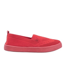 Moab Red Openwork Slip On Sneakers rød