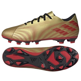 Adidas Nemeziz Messi.4 FxG M FY0762 fodboldstøvler violet, guld gylden