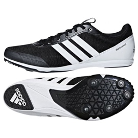 Adidas Distancestar M AQ0213 løbende pigge hvid sort